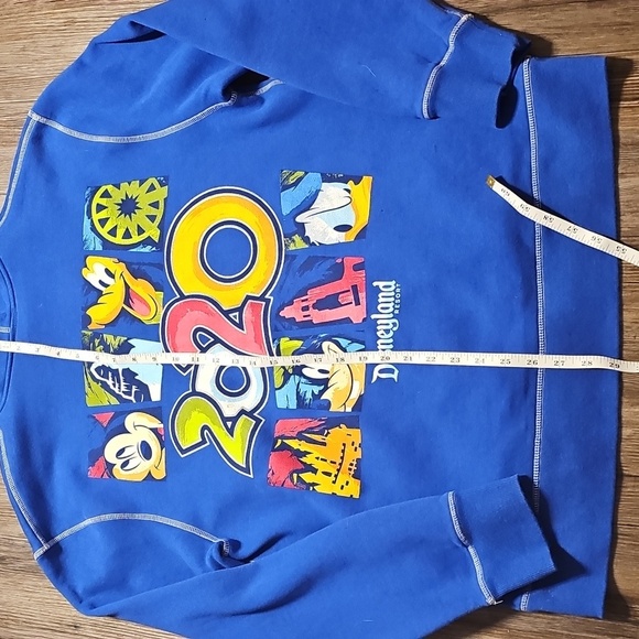 Disney Blue Zip-Up Hoodie with 2020 Logo - Picture 8 of 8